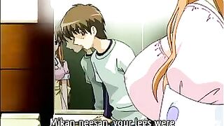 Young Step Brother Touching her Step Sister in Public! Uncensored Hentai