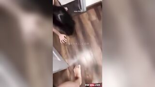 Quãi đạn, Bắt e người Yêu khoả thân bò khắp trọ Đái Bậy some djt ko BCS như Chó đĩ