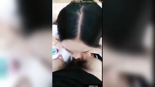Vừa thay đồ công sở đi làm thì a yêu lại cầm đầu bắt bú cu lại phải đi làm trễ r