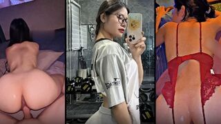 thịt được bé PT gymer Hot Tiktok Quận 3 khi làm học viên 2 quả đào khủng khiếp cưỡi n