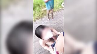 Chịch public ngoài bờ ruộng nhờ bác nông dân quay phim giúp myhanh2000 – P2