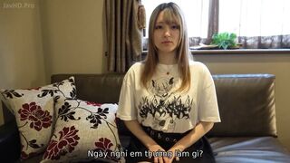 Phỏng vấn em Ido TikTok Nhật Bản rồi đè em nó ra chịch luôn