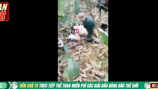 Cụ ông 80 tuổi dẫn Cháu dâu lên Rừng đit ko bao Xuất Tinh đầy lồn bị phát hiện