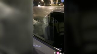 Anh chơi lớn dừng xe ở làn khẩn cấp kéo váy chịch em mặc kệ các xe khác