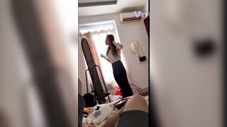 Full 7 phút, Nhìn Em vợ thay quần áo hở Mép Lồn, sục cu được nó Bú cu đjt nhau