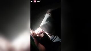 Anh grab số hưởng và em khách bướm cực múp dừng xe giữa đường bú liếm cho nhau