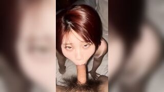 Bú cú bắn tinh đầy mồm con đĩ dâm đãng