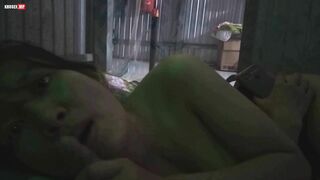 VỢ ĐANG NGỦ SAY CHỒNG VẠCH QUẦN SANG 1 BÊN ĐỊT CHO ĐỠ NỨNG