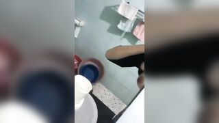 Cô em 2k10 khoe cặp vú bự thâm
