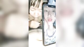 Mới leak hôm qua - Clip em sinh viên 2k5 chịch nhau bật video call cực dâm