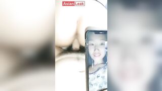 Mới leak hôm qua - Clip em sinh viên 2k5 chịch nhau bật video call cực dâm