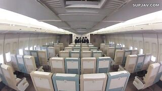 Japanese Airline Attendant Gets Bbc Airline Attendant Sdde 409 Reducing Mosaic - Akar