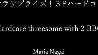 Maria Nagai tham gia 2 BBC Threesome