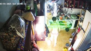 Hack Camera Máy Bay Dáng Dầm Tắm Xong Nude Trong Nhà