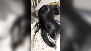 nhân trần em ghệ mới lớn bím hồng không lông