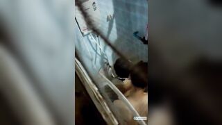 Quay lén e teen sinh viên phòng bên tắm chung vs bồ,a cọ cho e e cọ cho anh haha