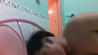 Cặp vợ Chồng Hàng xóm lộ clip sex, Dập Như máy Vú To Lồn ngon Xuất tinh rên rỉ