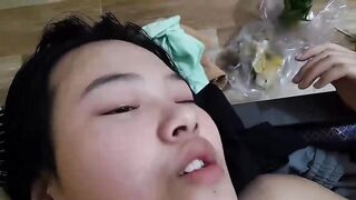 Em Người Yêu Chuppy Mặt ngây thơ, Vừa cạo lông cho người Yêu Lút cán Djt quay video