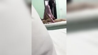 Cô giáo mặc áo dài, Bị cậu HS Bóp Vú Móc lồn Gạ lút cán djt nhau p2