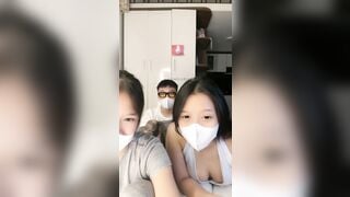 Rủ 2 nhỏ bạn stream chịch chơi , ai ngờ tụi nó chịu , được chịch free luôn-P4