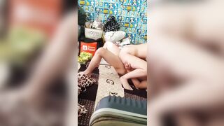 Quay lén, A Shipper Food Gạ em người yêu ở trọ Loli Vú To Lút Cán Djt nhau sướng tê 3