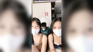 Được 2 nhỏ bạn MMlive hana rủ livestream some chịch , ai ngờ tụi nó chịu cho chịch fr 7