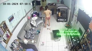 Hack Camera Mẹ Con Nude  Ở Phòng Khách