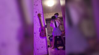 thằng anh cho em gái hóa trang rồi địt, hỏng hết người