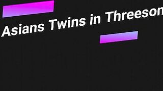 Teen Asians Twins In Threesome