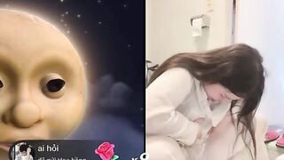 Trả kèo tiktok Lấy Bàn chảy Chà Khe Lồn Ướt Cả quần