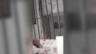 Sục cặc ngoài ban công sướng điên 😋