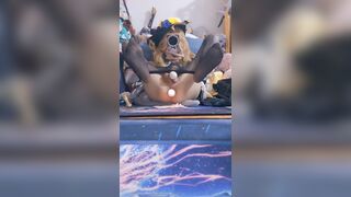 Femboy cosplay thủ dâm