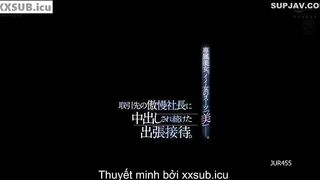 JUR-455 thư ký đã có chồng nhưng vẫn bị sếp lợi dụng cho đối tác địt để ký hợp đồng