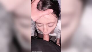 Make up xịn xò chuẩn bị đi chơi với ny thì th a họ túm đầu bắt bú cu r mới cho đi
