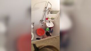 quay lén 2m vợ 2k7 tắm chuồng nhìn muốn nổ cặc luôn