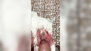 ny đến tháng kh dám cho đụ. nói vứt hộ bvs xog lấy sục luôn nứng quá