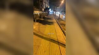 Dâm nữ hàng ngon k mặc đồ lót đi dạo ngoài đường show hàng public