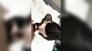 E teen sinh viên cực xinh làm sgbb ngậm hết cả cặc bố dượng vào mồm