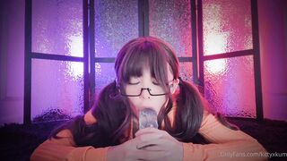 kittyxkum Người mẫu Onlyfans thủ dâm cả 2 lỗ bằng toy khổng lồ p10