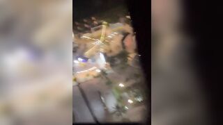 doggy em sinh viên ngoài ban công vừa địt vừa ngắm thành phố về đêm