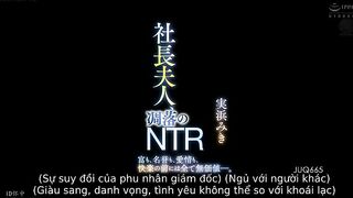 [ JUQ-665 ] [ Vietsub ] Giúp chồng vực dậy công ty Mihama Miki