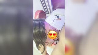 Em phò Việt Nam lần đầu được bú cu tây