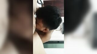 Máy bay hạng nặng trốn ck ra khách sạn cho trai trẻ bú lồn siêu sướng