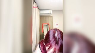 E teen xinh Thái Lan live sex show hàng vú siêu căng nhưng lại lại hơi thâm p3