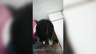 em c3 vú to đang học bài bị đè ra bàn địt