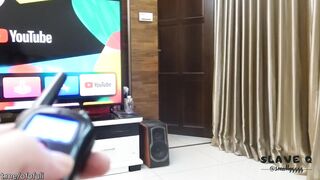Huấn luyện con chó cái dâm xinh đẹp,gọi là phải khỏa thân bò ra ngậm cặc chủ nhân p2
