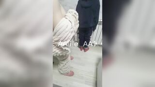 Mẹ kế dâm đãng vừa đánh đòn con trai chồng vừa quay video show hàng dâm p4