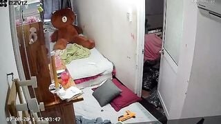 Hack cam, Quay lén em Hàng xóm Thay quần Áo Lộ vú lồn