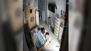 (Hack cam, quay lén) Máy bay single mom thủ dâm - 2