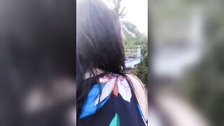Gạ địt chị hàng xóm mông to trên sân thượng